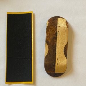 Exotic wood split ply fingerboard